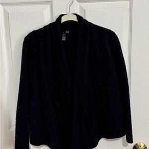 Aqua Women's Black Cardigan Sweater